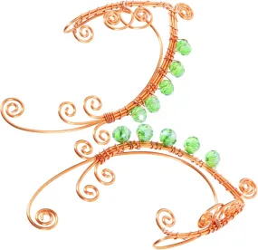 1 Pair Vintage Ear Non Piercing Earring Wraps for Women Durable Material Elegant Design for Various Occasions Easy to Use for Daily Wear