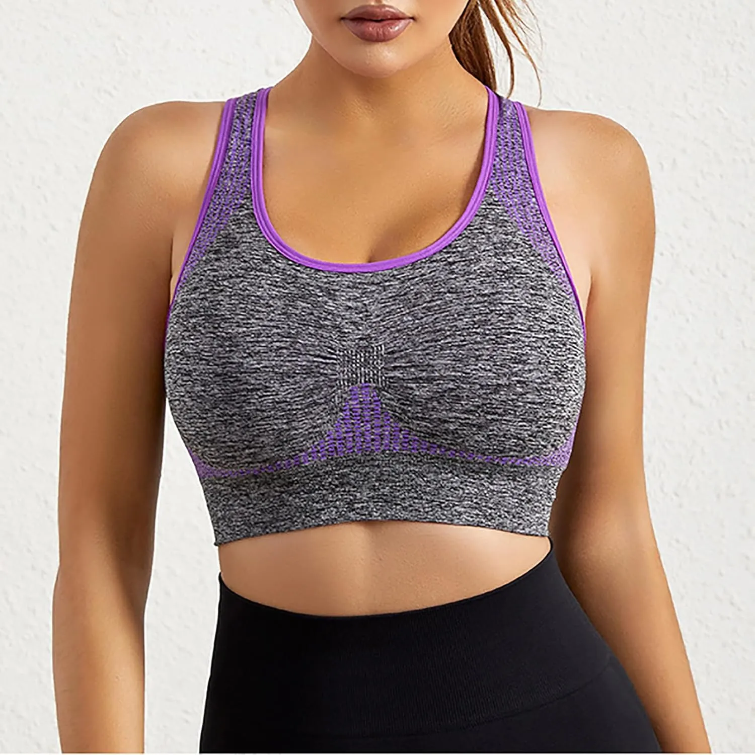 3 PC High Impact Sports Bras for Women Womens Sports Bras Multipack Workout Bras for Women Racerback Bras Yoga Bras