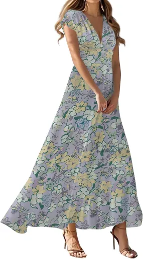 A-Line Sleeveless Dress Womens Pub Summer Comfort for Women Loose Print
