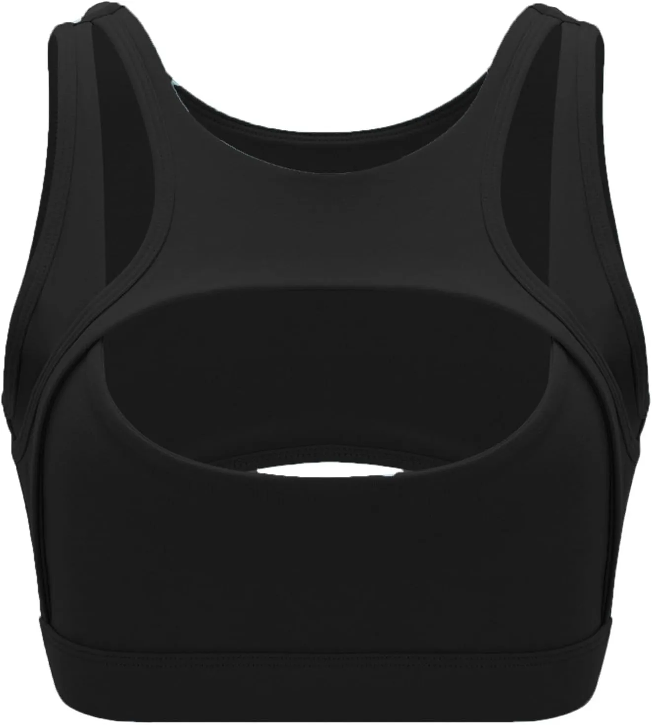 Athletic Sexy Sports Bras for Women Yoga Tank Solid Cutout Workout for Large Bust Longline Womens Sports Bra Gym Cute