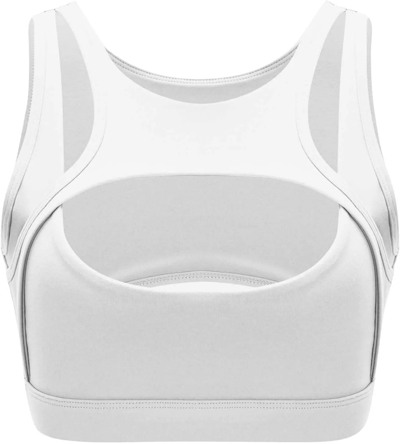 Athletic Sexy Sports Bras for Women Yoga Tank Solid Cutout Workout for Large Bust Longline Womens Sports Bra Gym Cute