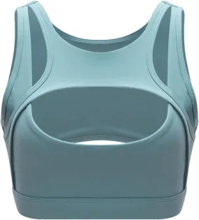 Athletic Sexy Sports Bras for Women Yoga Tank Solid Cutout Workout for Large Bust Longline Womens Sports Bra Gym Cute