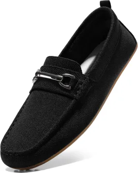 Bacia Knit Womens Loafers Comfortable Flat Dress Shoes for Office Work