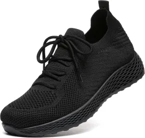 Bernal Womens Walking Tennis Shoes Casual Non Slip Gym Workout Shoes Breathable Mesh Working Sneakers