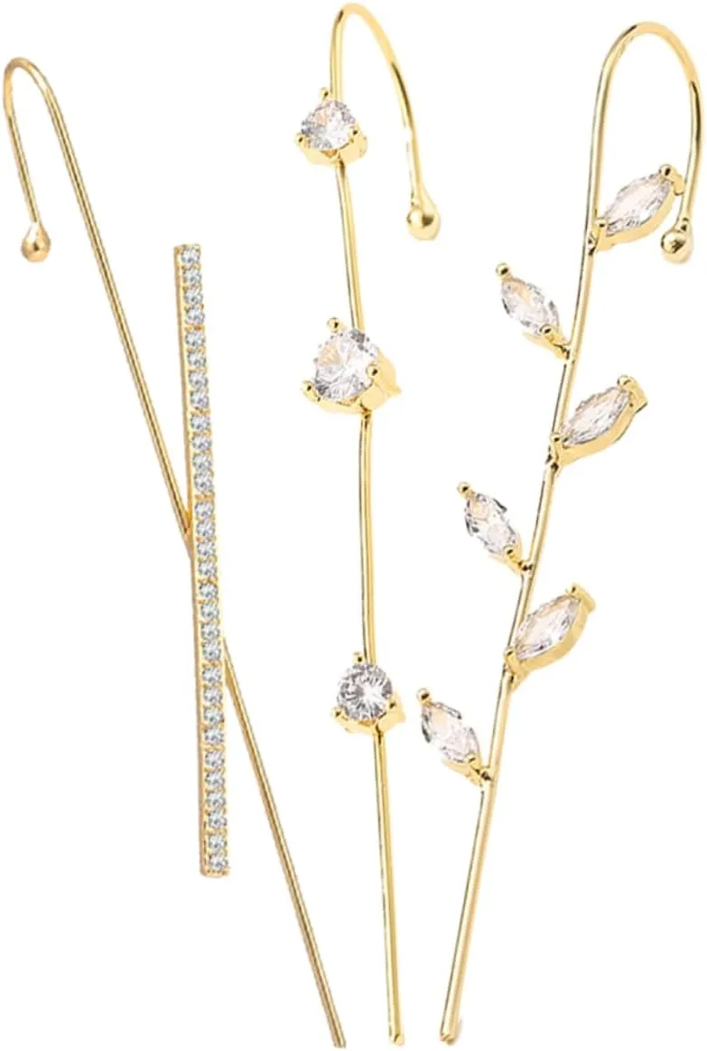 Climber Earrings for Women Ear Cuffs Hooks Fashionable and Charming for Birthday