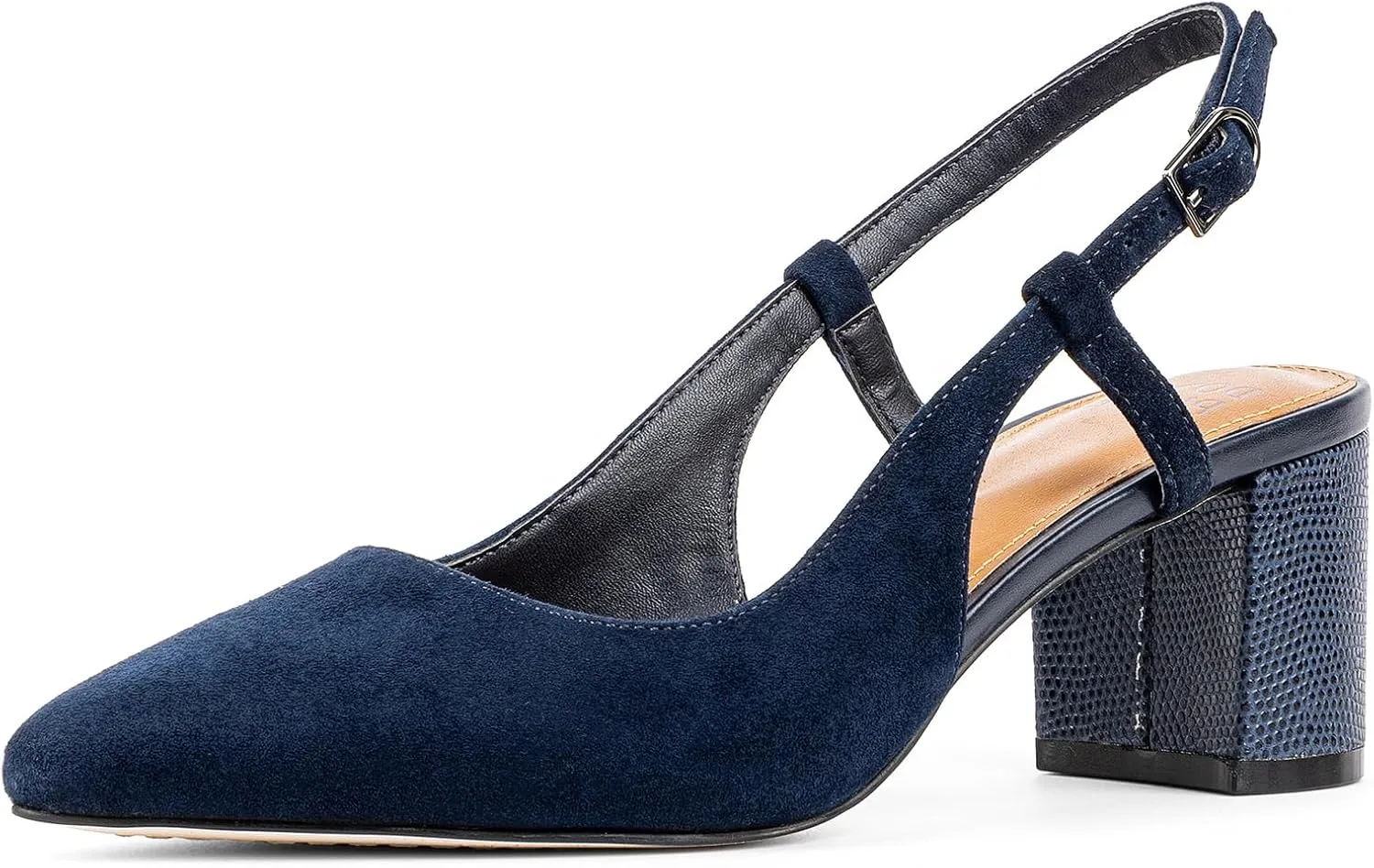 Donald Pliner Womens SHANIE Slingback Pump Heel, 2" Block Heel Shoes for Comfort, Womens Heels with Padded Insole