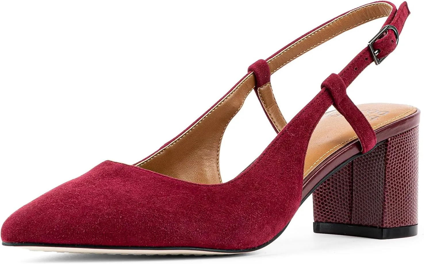 Donald Pliner Womens SHANIE Slingback Pump Heel, 2" Block Heel Shoes for Comfort, Womens Heels with Padded Insole