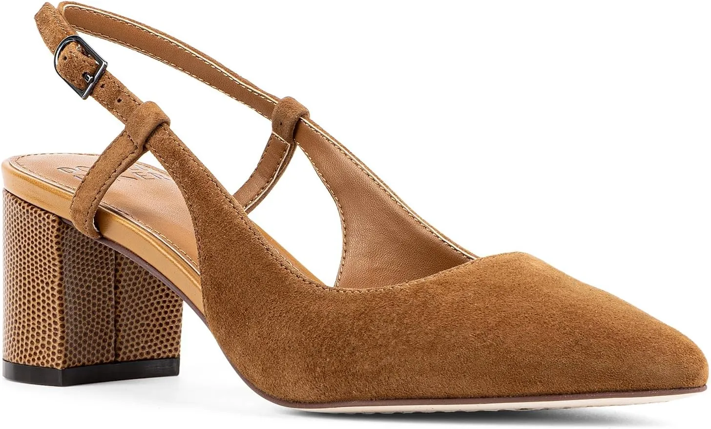 Donald Pliner Womens SHANIE Slingback Pump Heel, 2" Block Heel Shoes for Comfort, Womens Heels with Padded Insole