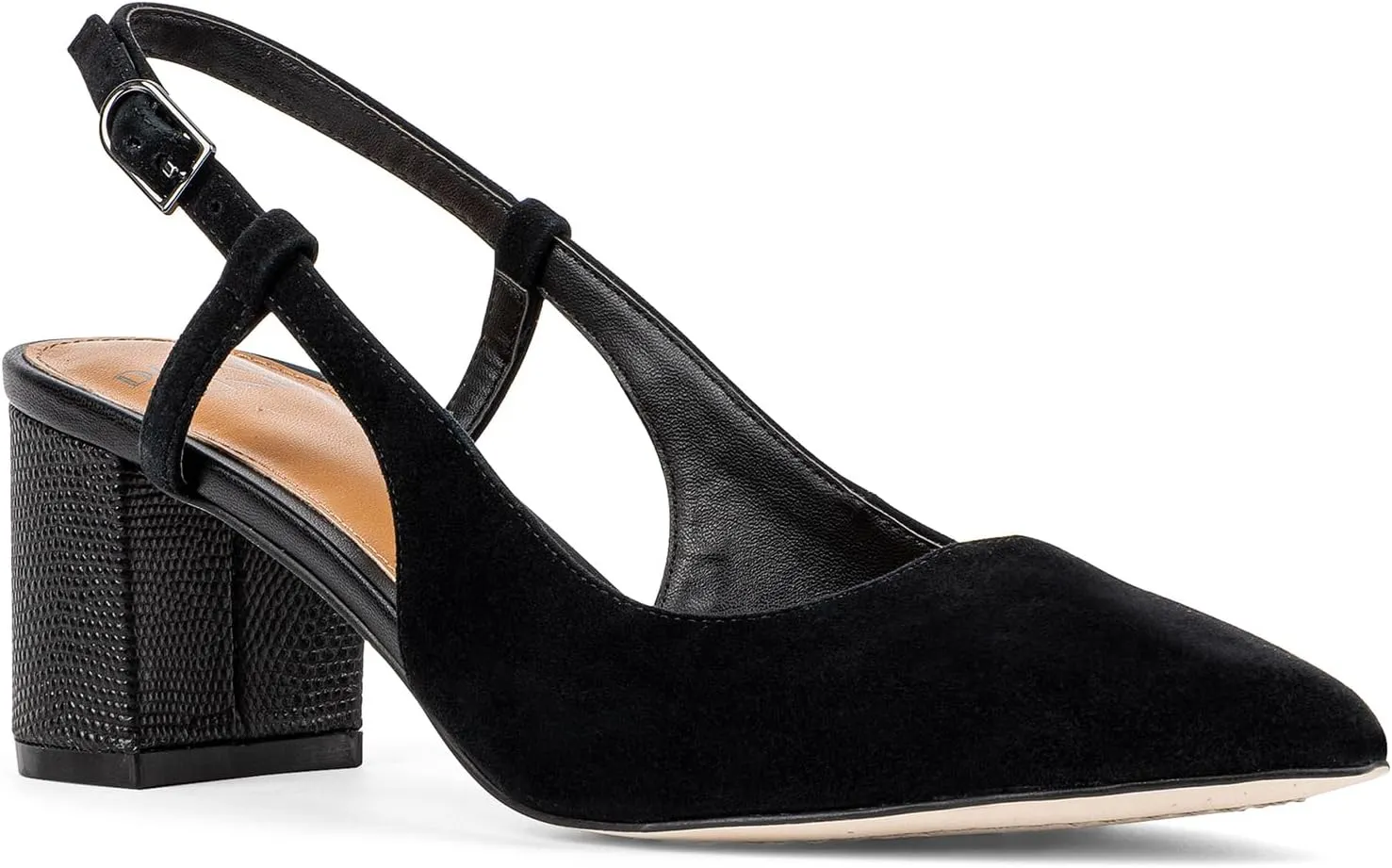 Donald Pliner Womens SHANIE Slingback Pump Heel, 2" Block Heel Shoes for Comfort, Womens Heels with Padded Insole