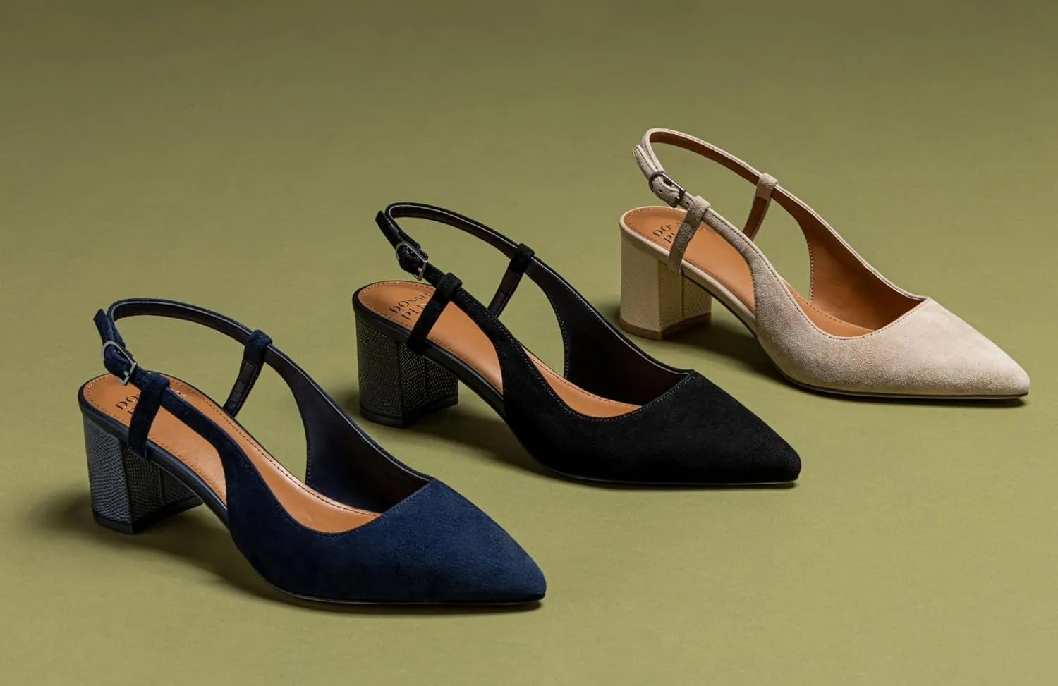 Donald Pliner Womens SHANIE Slingback Pump Heel, 2" Block Heel Shoes for Comfort, Womens Heels with Padded Insole