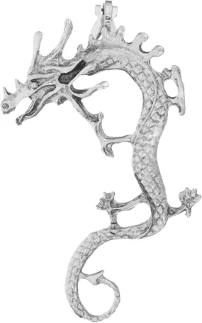 Dragon Ear Clip Non Piercing Earring for Women Teens Aesthetic Metal Cuff Vintage Costume Accessory for Parties Weddings Festivals