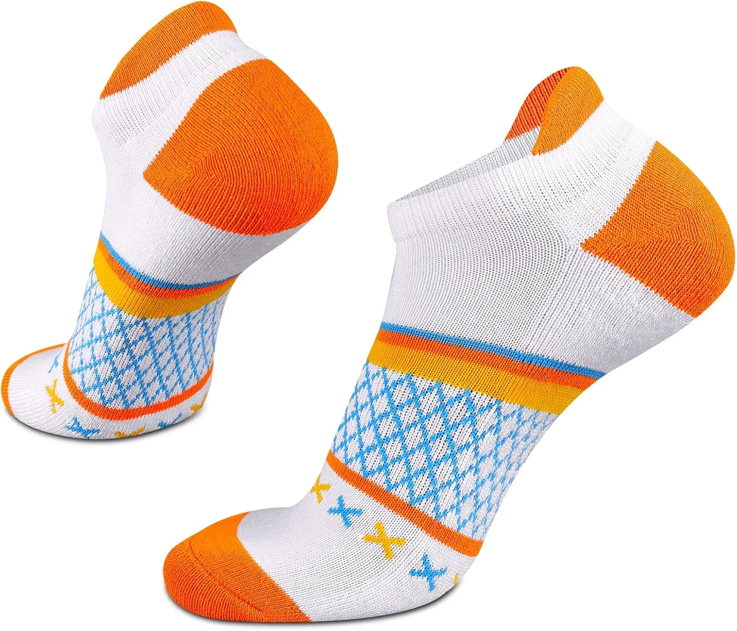 Eallco Womens Socks Ankle Athletic Socks Short Running Socks With Cushioned Sole 6 Pairs