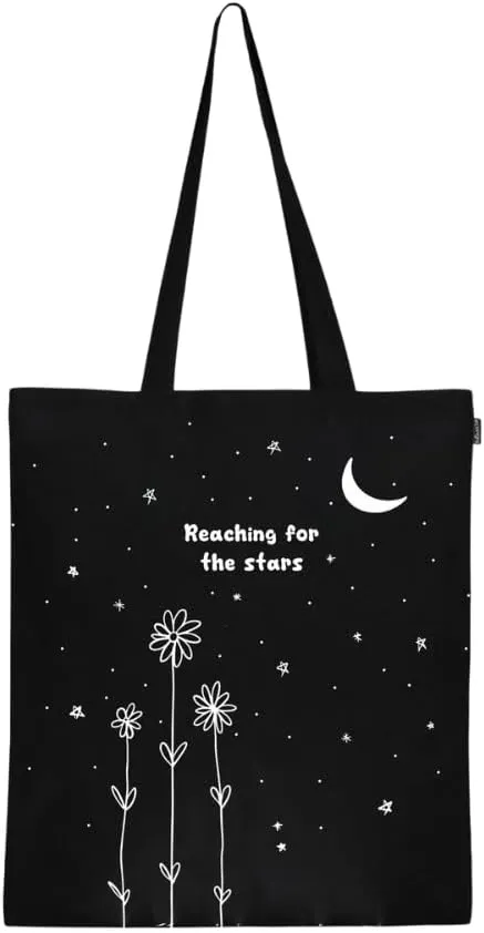 Ecoright Aesthetic Canvas Tote Bag for Women, Reusable Cotton Tote Bag for Grocery, Shopping, Beach & Daily Use
