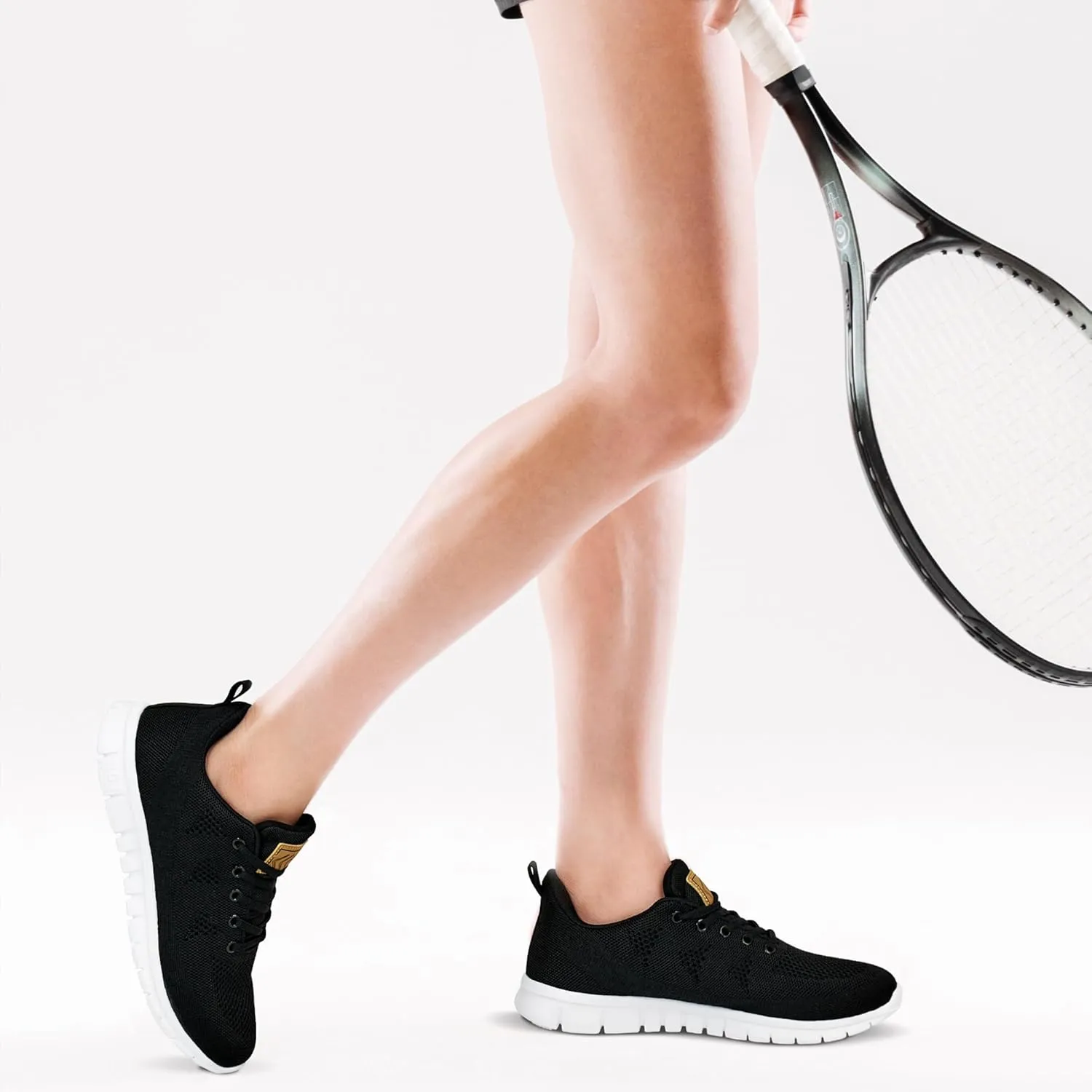 FUDYNMALC Womens Sneakers Tennis Shoes: Fashion Lightweight Non Slip Footwear for Running Walking Casual