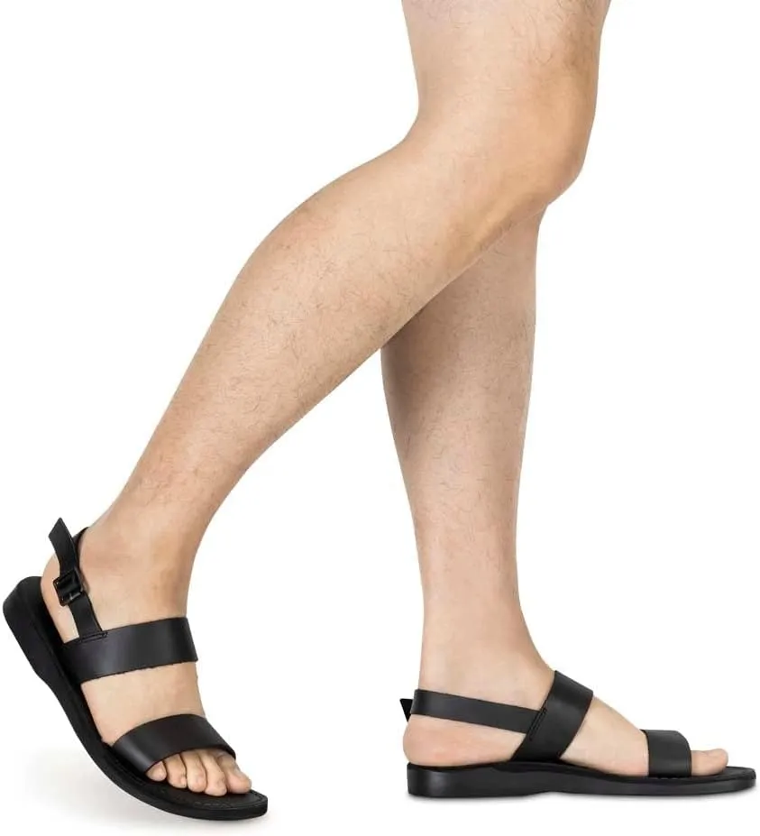 Golan - Leather Two Strap Sandal - Mens Sandals
