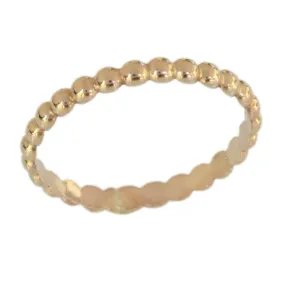 Gold Toe Ring 14k Gold Filled Bead Toe Ring Midi Ring Knuckle Ring Minimalist Toe Ring Simple Toe Ring Ring Guard Stacking Ring Toe Rings for Women