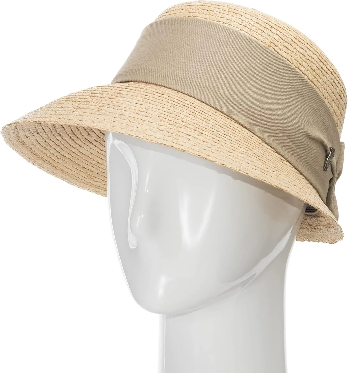 Golf Visor Scoop Panama Straw Hat Womens