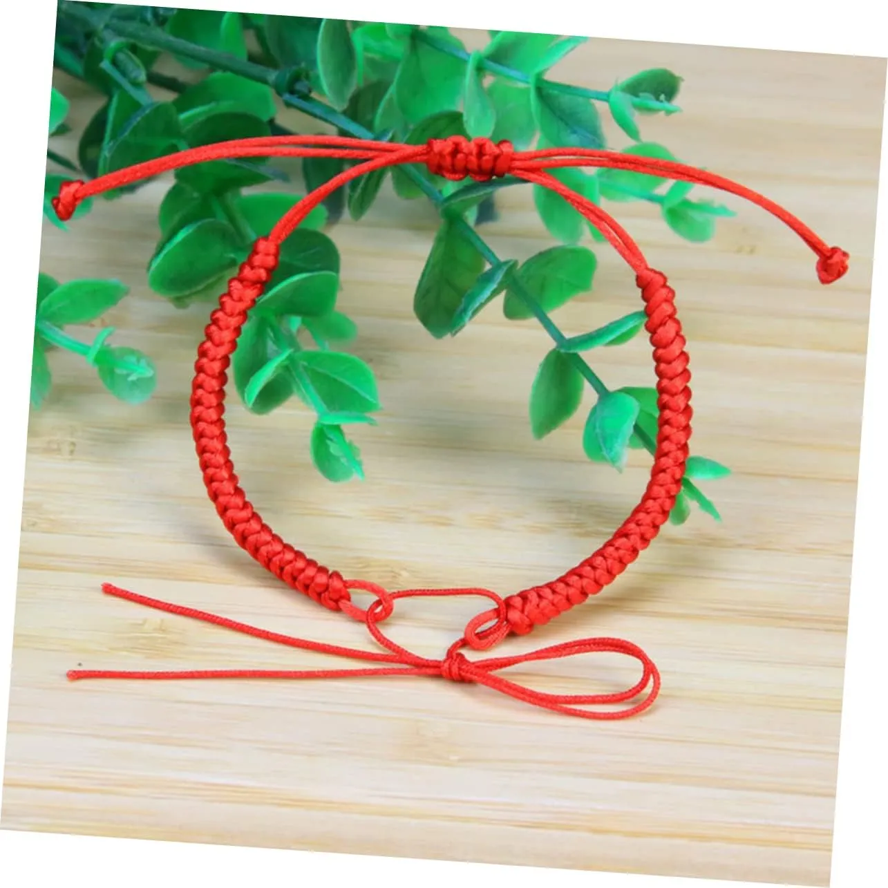 Handwoven Delicate Red Rope Bracelet Woven Accessories for Men and Women Portable and Stylish Decoration
