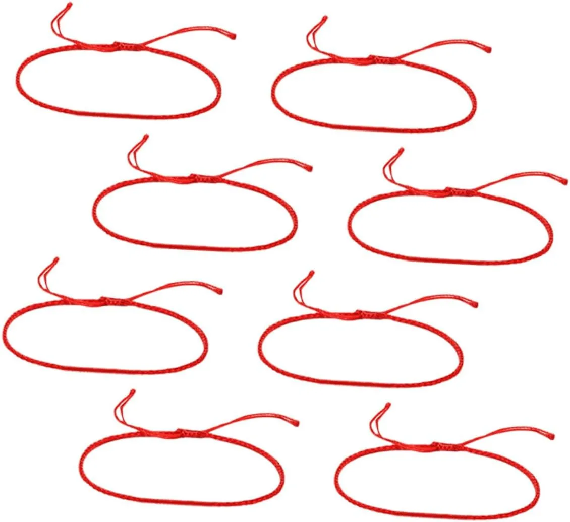 Handwoven Delicate Red Rope Bracelet Woven Accessories for Men and Women Portable and Stylish Decoration