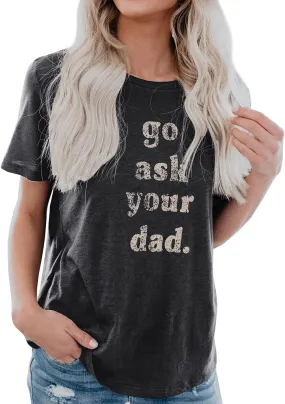IRISGOD Womens Mom Shirt Summer Funny Short Sleeve Mommy Graphic Tees T-Shirts