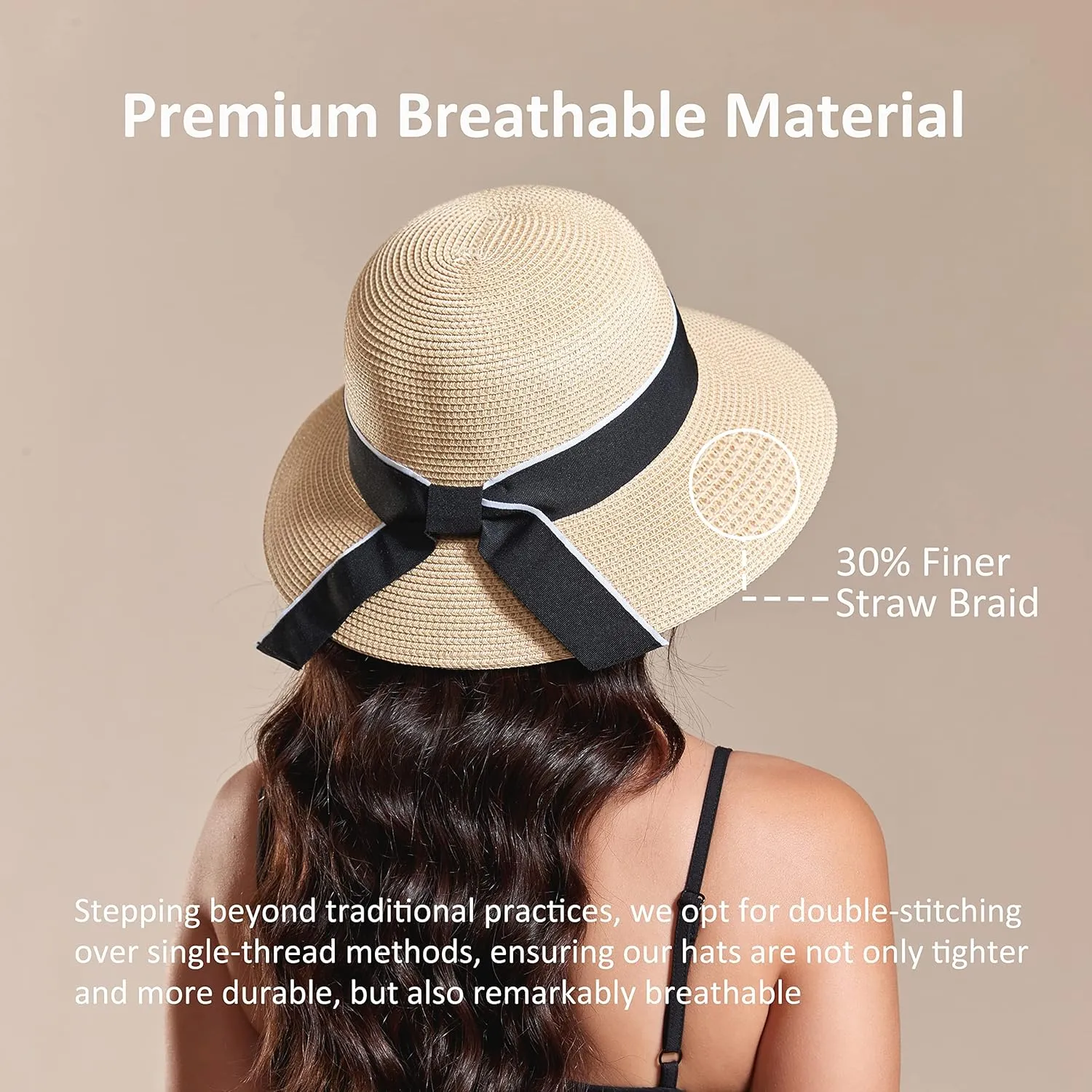 Joywant Womens Sun Hats Lanyard UPF 50  Beach Hats for Women