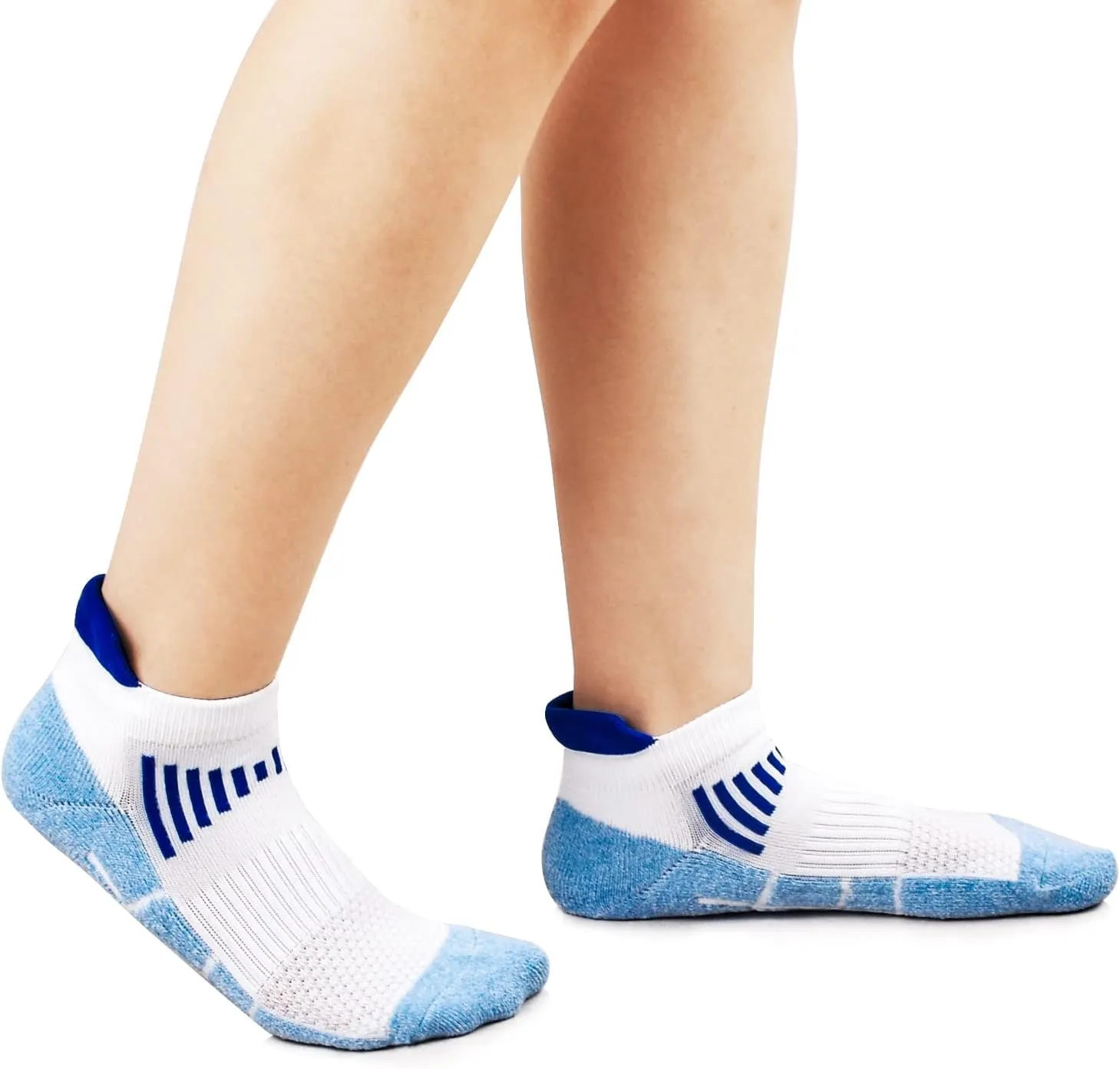 J.WMEET Womens Ankle Socks Athletic Running No Show Cushioned Sport Socks for Women 6 Pairs