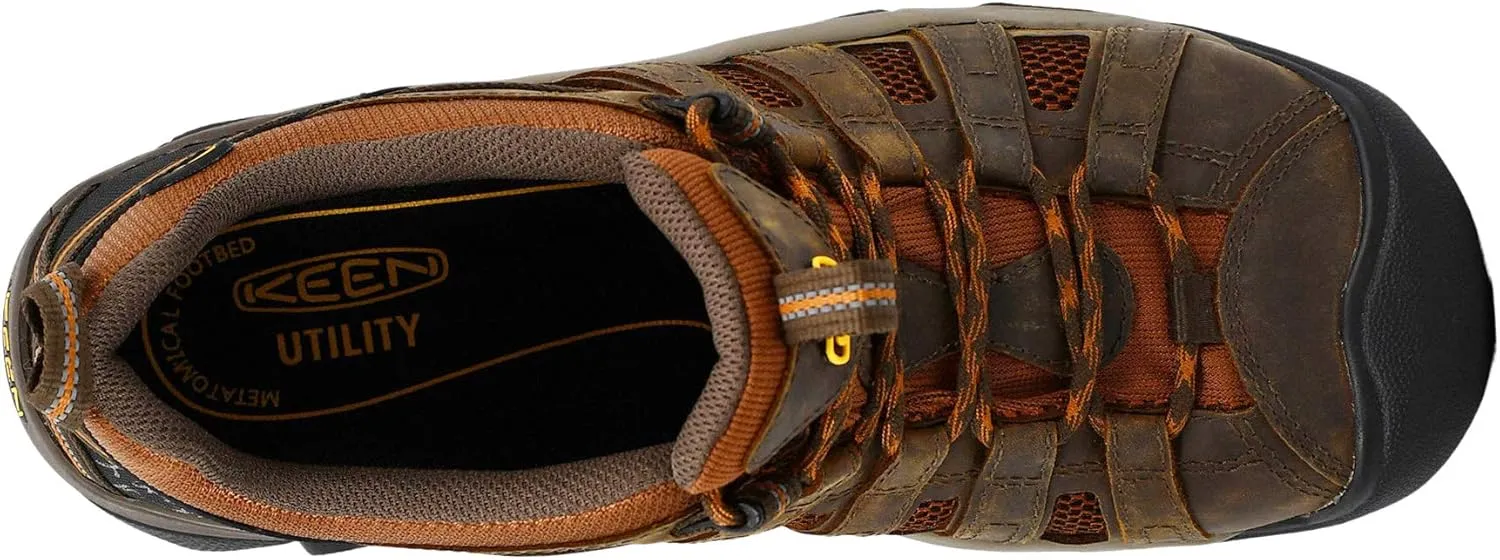 KEEN Utility Mens Flint Low Steel Toe Work Shoes