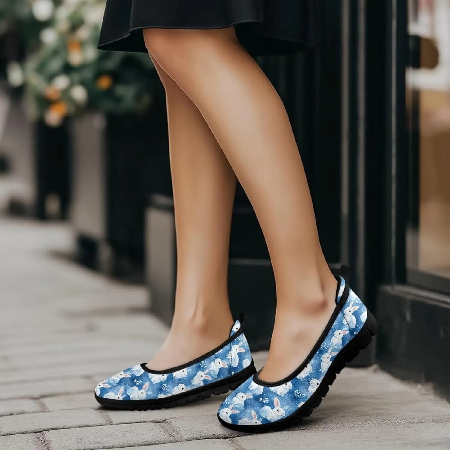 Ladies Slip on Loafer Shoes Womens Flats Shoes Ballet Pregnant Women Work Casual Comfortable