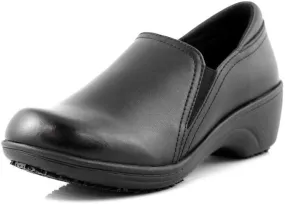 Laforst Darcy 7400 Womens Work Nonslip Heeled Slip On Shoes Black
