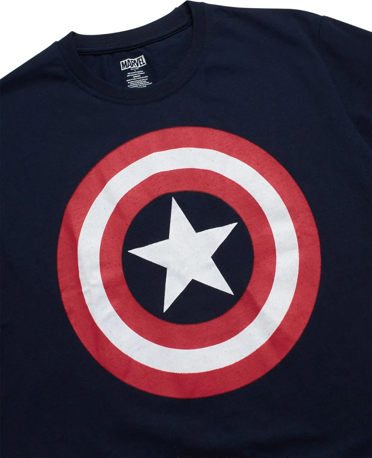 Marvel Mens Graphic T-Shirts - Avengers Spiderman Captain America Short Sleeve Crewneck Graphic Tee Shirt for Men (S-XL)