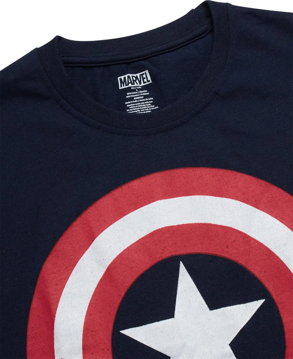Marvel Mens Graphic T-Shirts - Avengers Spiderman Captain America Short Sleeve Crewneck Graphic Tee Shirt for Men (S-XL)