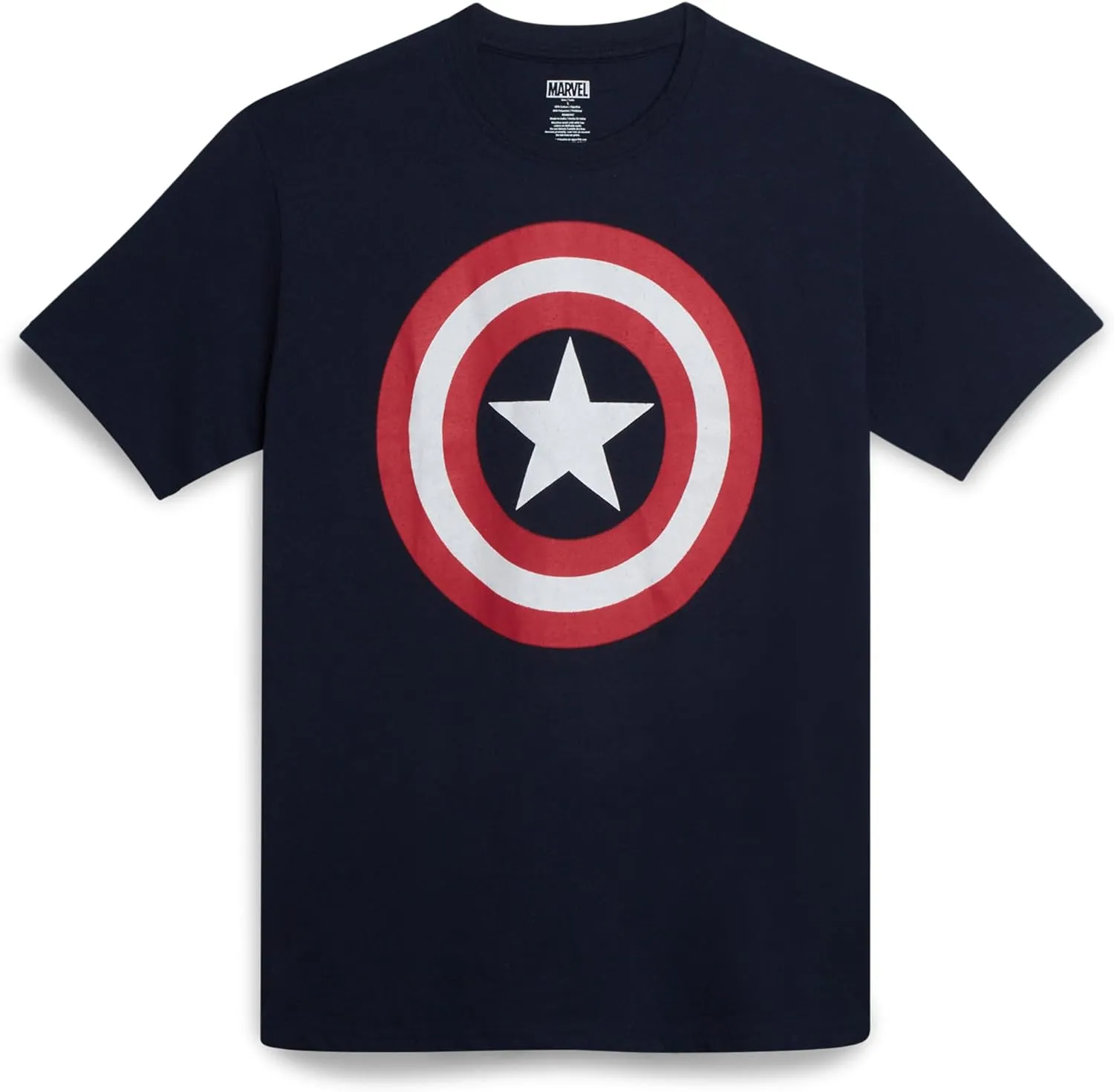Marvel Mens Graphic T-Shirts - Avengers Spiderman Captain America Short Sleeve Crewneck Graphic Tee Shirt for Men (S-XL)