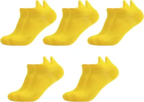 Mens Ankle Socks Athletic Running Socks 5 Pairs Thin Short Socks Shallow Breathable Socks Quick Dry Boat Socks