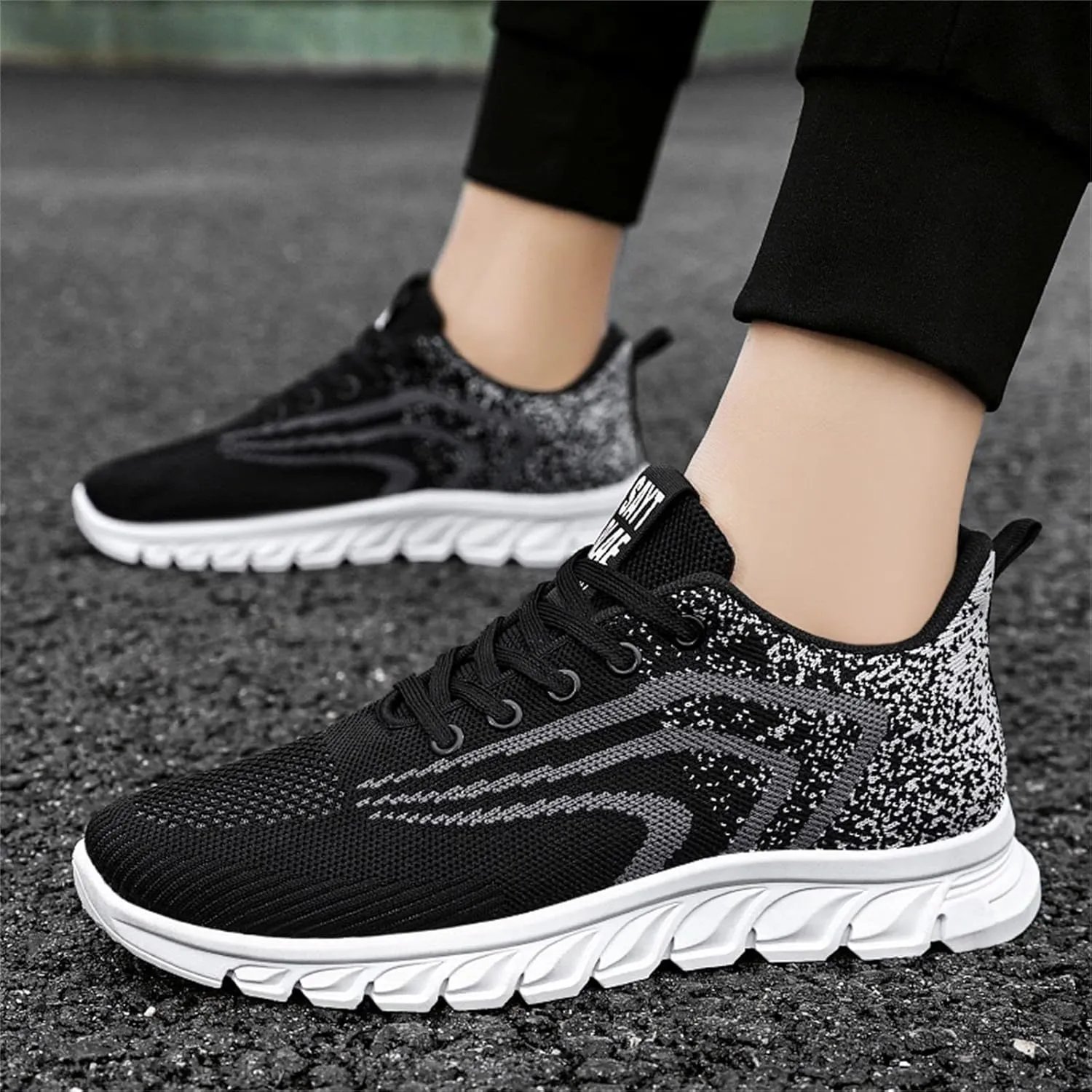 Mens Athletic Shoes Mens Slip on Shoes Sneaker for Men Tennis Shoe for Men Casual Mesh Sneaker