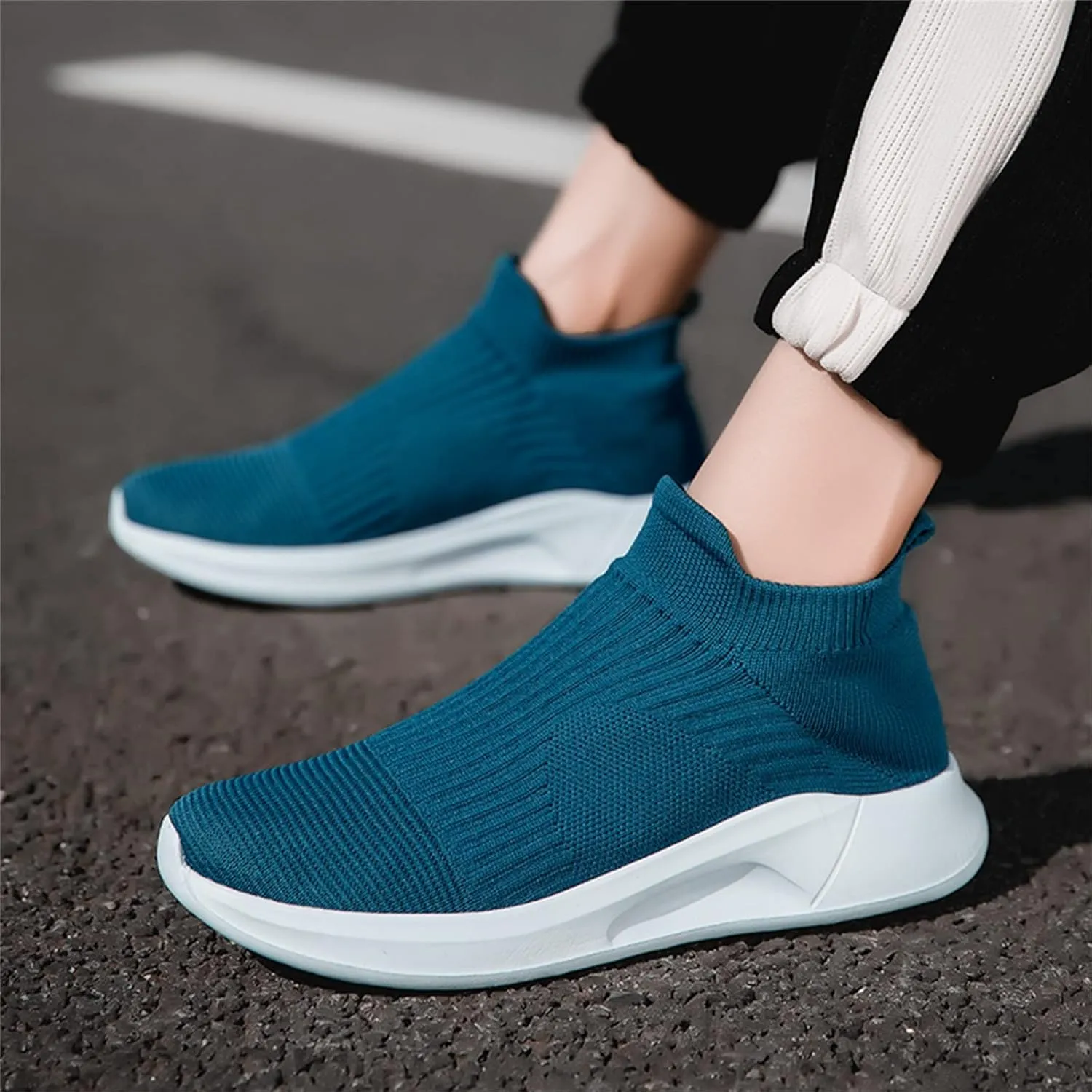 Mens Athletic Shoes Mens Slip on Shoes Walking Shoe for Men Sneaker for Men Mesh Athletic Gym Sneaker