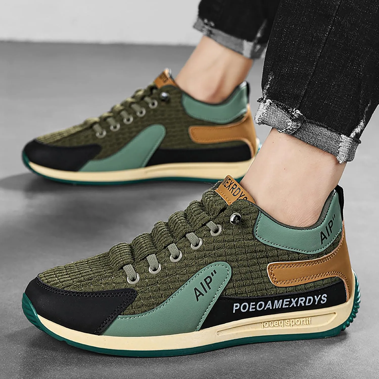 Mens Athletic Shoes Mens Walking Shoes Shoe for Men Slip on Shoe for Men Running Trail Lightweight Sneaker