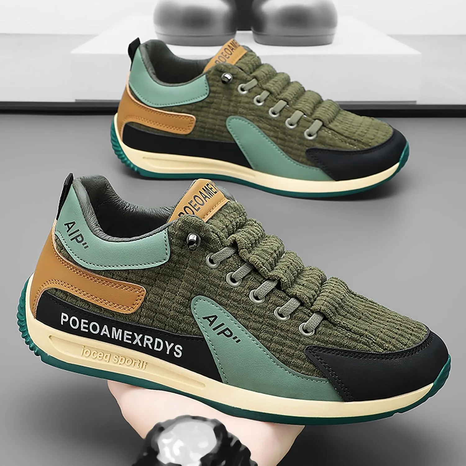 Mens Athletic Shoes Mens Walking Shoes Shoe for Men Slip on Shoe for Men Running Trail Lightweight Sneaker