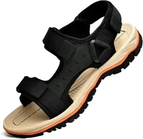 Mens Beach Leather Sandals Outdoor Sports Male Summer Shoes