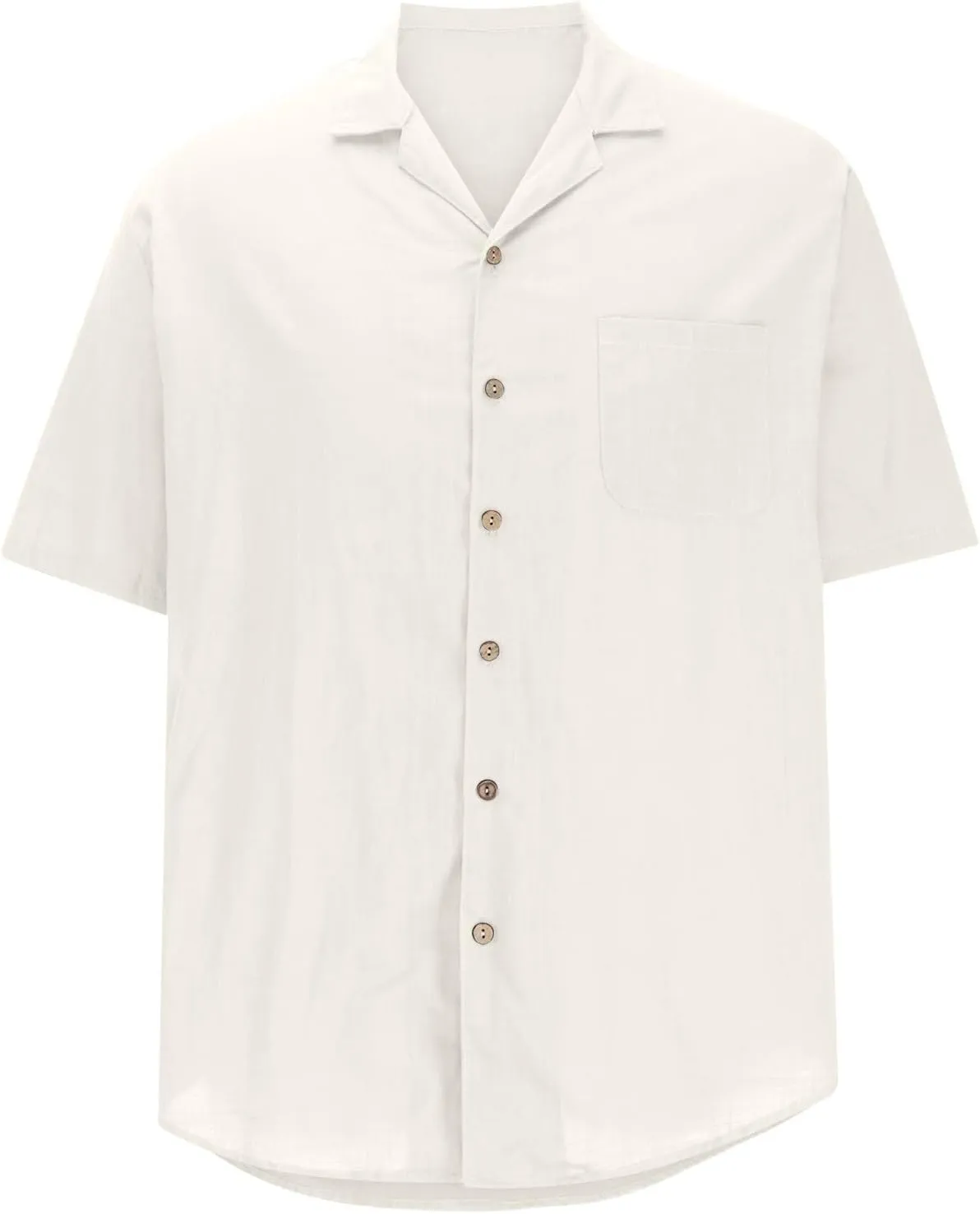 Men's Casual Button Down Shirts Lightweight Comfy Short Sleeve Shirt Summer Beach Top Fashion Vacation Shirts Outfit