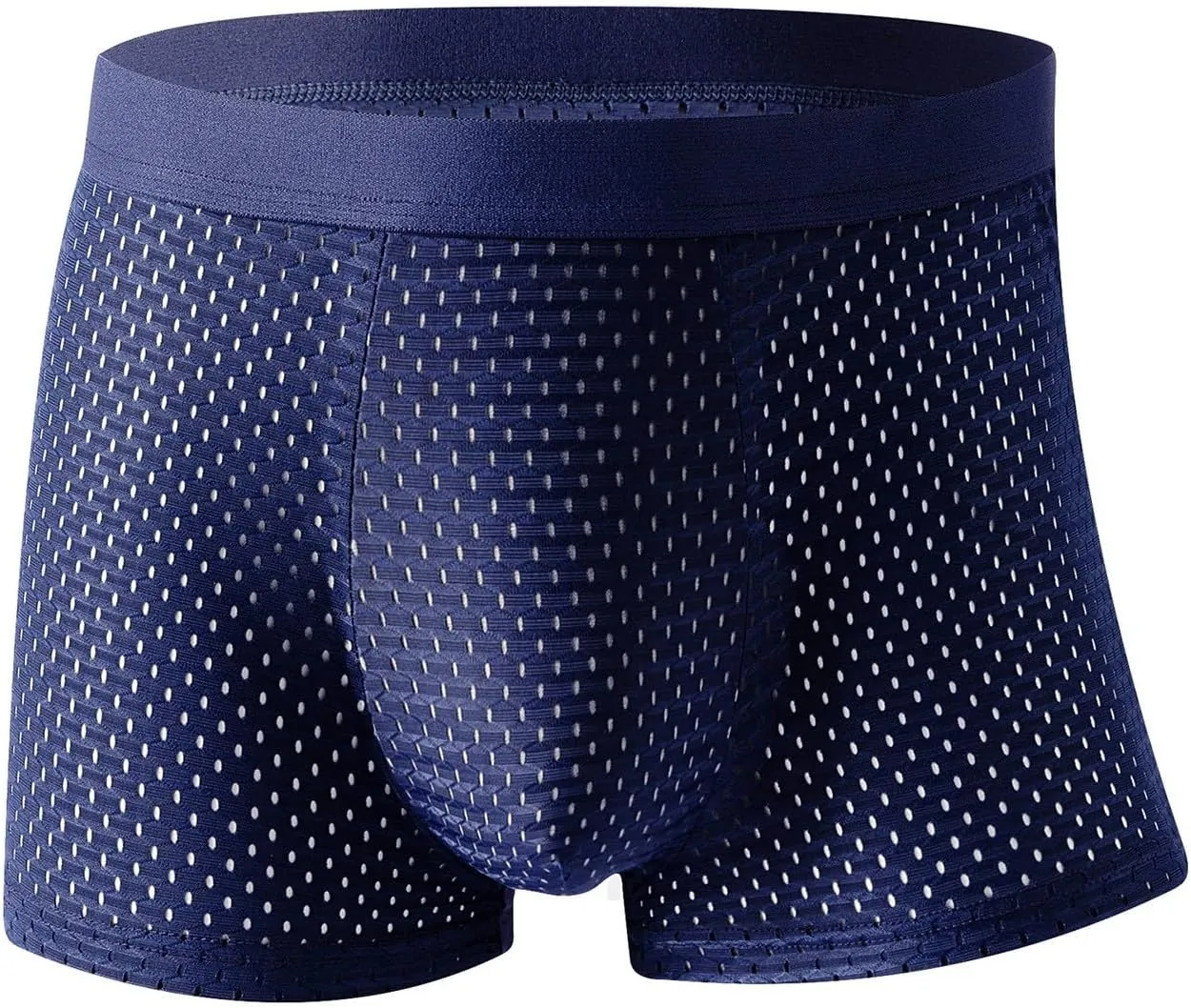 Men'S Cotton Boxer Briefs,Oversize Breathable Comfort Boxers Underwear,Stretch Soft Seamless Cool Loose Underpants