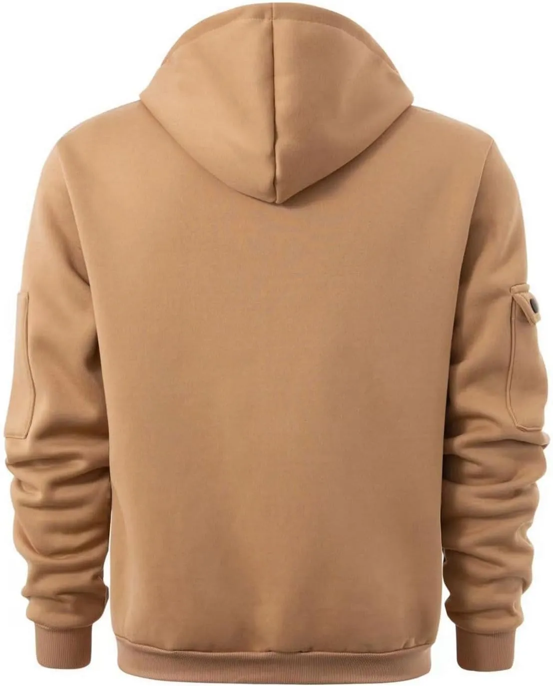 Men's Drawstring Zipper Hoodie 4th of July 1776 Stylish Plain Shirts Light Long Sleeve Sweatshirt with Pockets