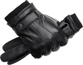 Mens Gloves Winter Gloves with Touchscreen Fingers Men's Gloves Windproof and Warm Touch Screen Gloves Winter Warm Gloves