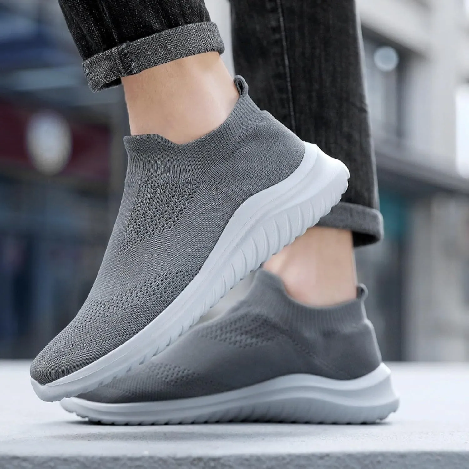 Mens Slip on Shoes Mens Athletic Shoes Sneaker for Men Shoe for Men Breathable Comfortable Sneaker