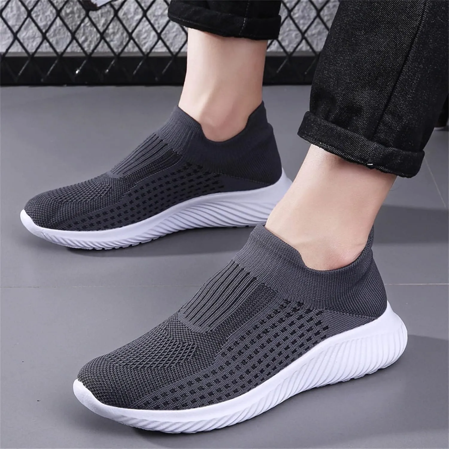 Mens Slip on Shoes Mens Athletic Shoes Walking Shoe for Men Sneaker for Men Mesh Lightweight Sneaker