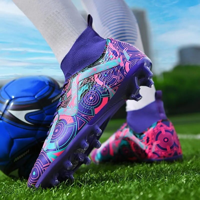 Mens Soccer Cleats Football Boots Professional Training Turf Mens Outdoor Indoor Sports Athletic Big Boy's Sneaker