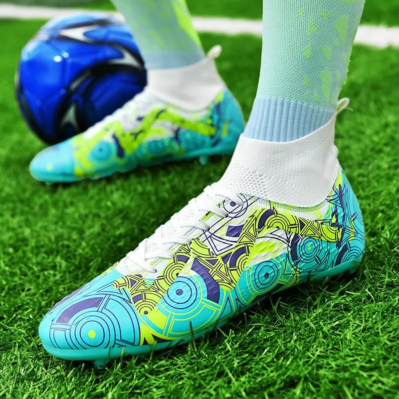 Mens Soccer Cleats Football Boots Professional Training Turf Mens Outdoor Indoor Sports Athletic Big Boy's Sneaker