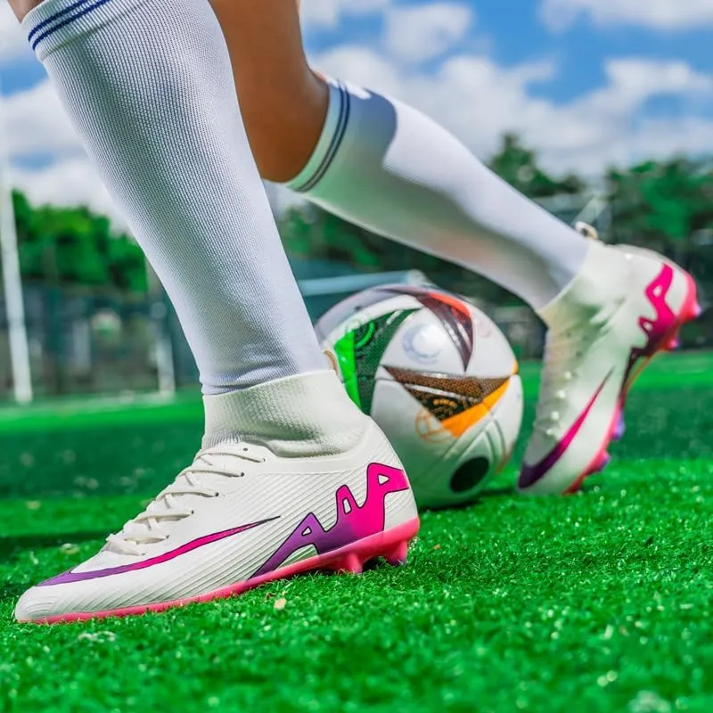 Mens Soccer Cleats Football Boots Professional Training Turf Mens Outdoor Indoor Sports Athletic Big Boy's Sneaker