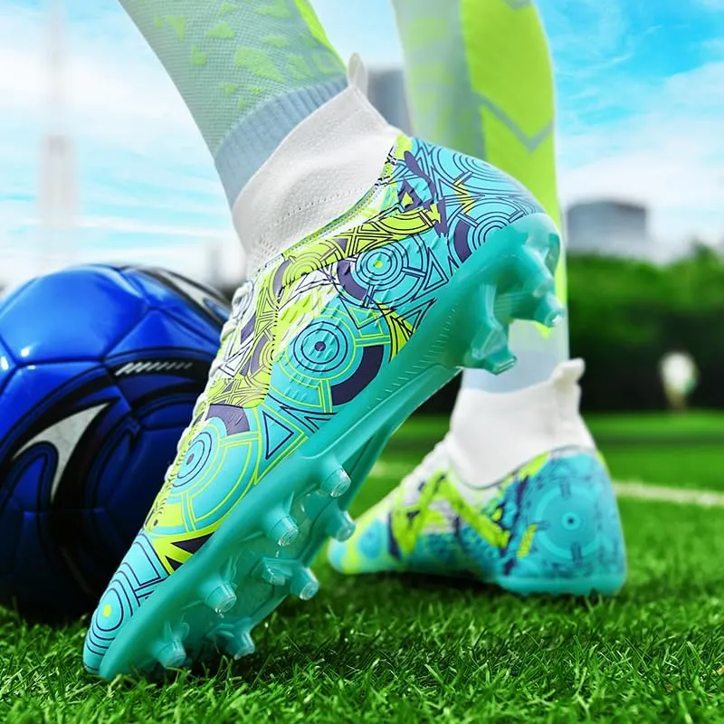 Mens Soccer Cleats Football Boots Professional Training Turf Mens Outdoor Indoor Sports Athletic Big Boy's Sneaker