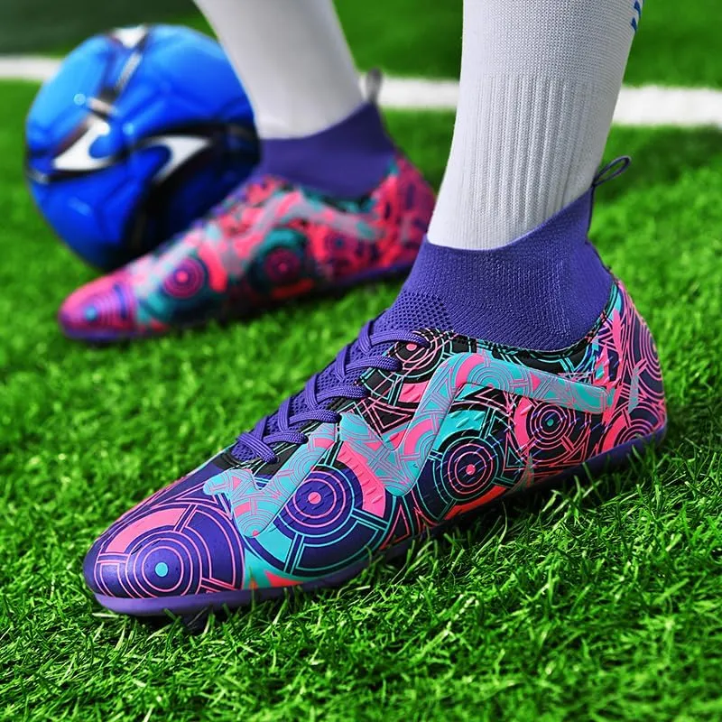 Mens Soccer Cleats Football Boots Professional Training Turf Mens Outdoor Indoor Sports Athletic Big Boy's Sneaker