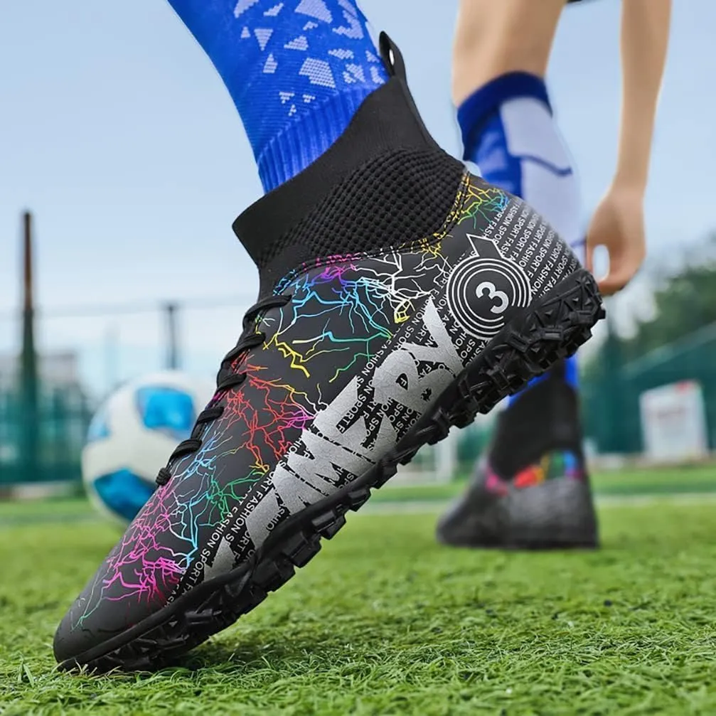 Mens Soccer Cleats Football Boots Professional Training Turf Mens Outdoor Indoor Sports Athletic